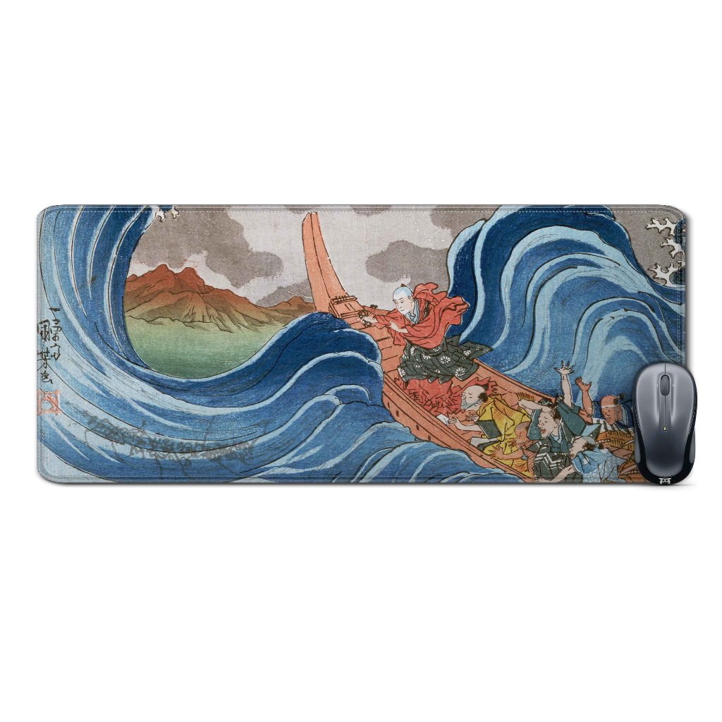 Deskmat mousepad extendedJAPAN ART CLASSIC BOAT-JAPAN ARTmaterial Rubber
