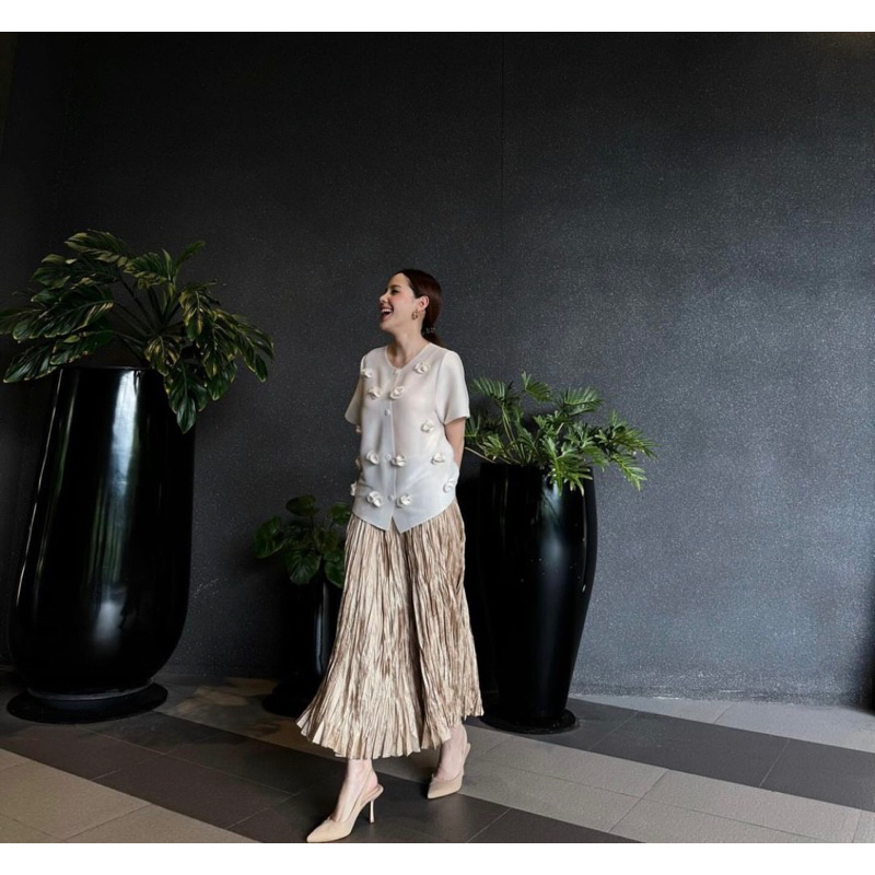 pleats set / pleats top / set