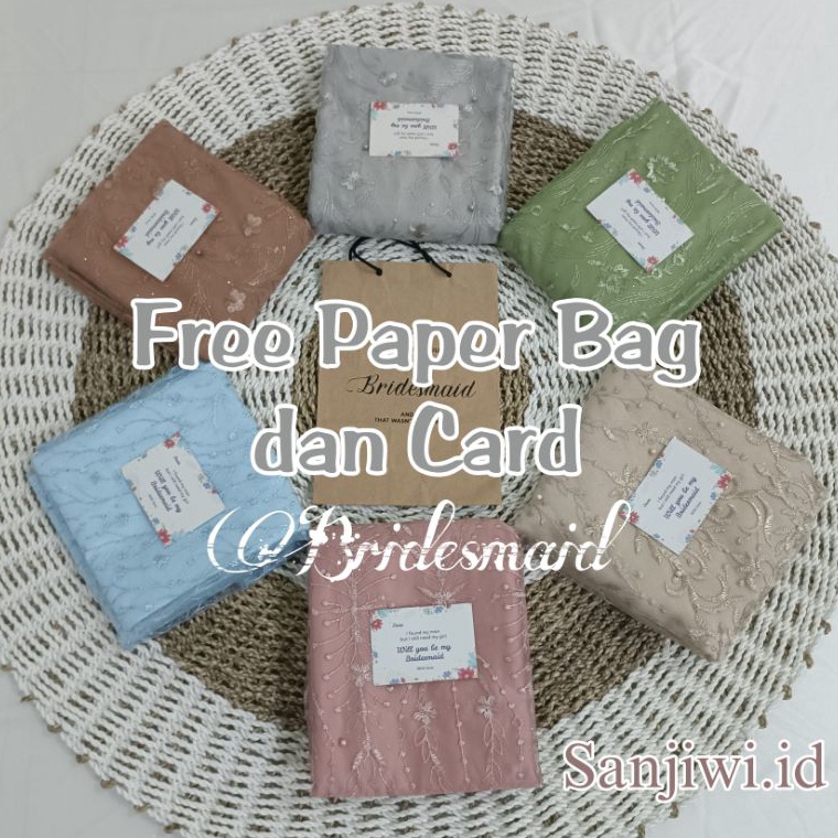 Kain Paket Bridesmaid  Paket Seragaman Bridesmaid  Baju nikah  Seragaman Keluarga
