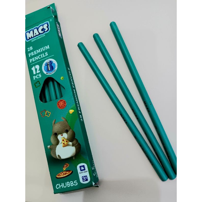 

Macs 2B Pensil Hitam Premium Segitiga - CHUBBS