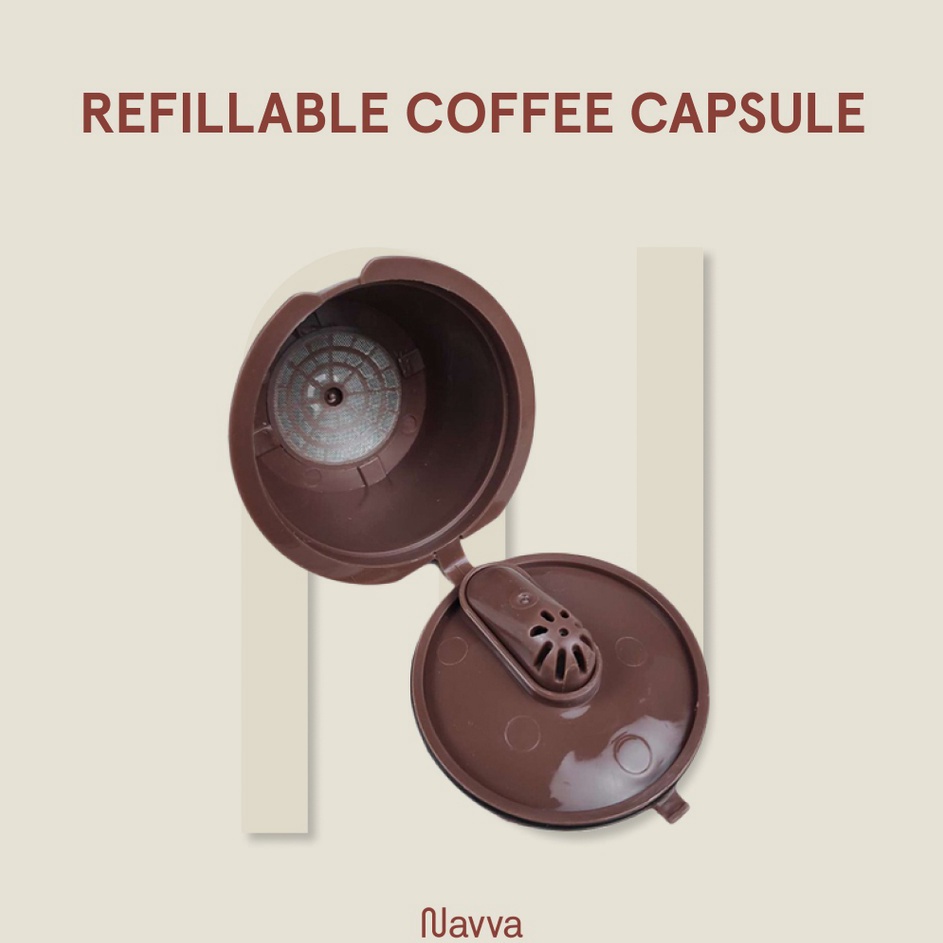 KF7 Refillable Coffee Capsules Capsule Nescafe Dolce Gusto  Kopi Kapsul Refill