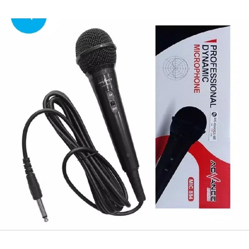 Mic Advance884 pakai Kabel/Mic Karoke
