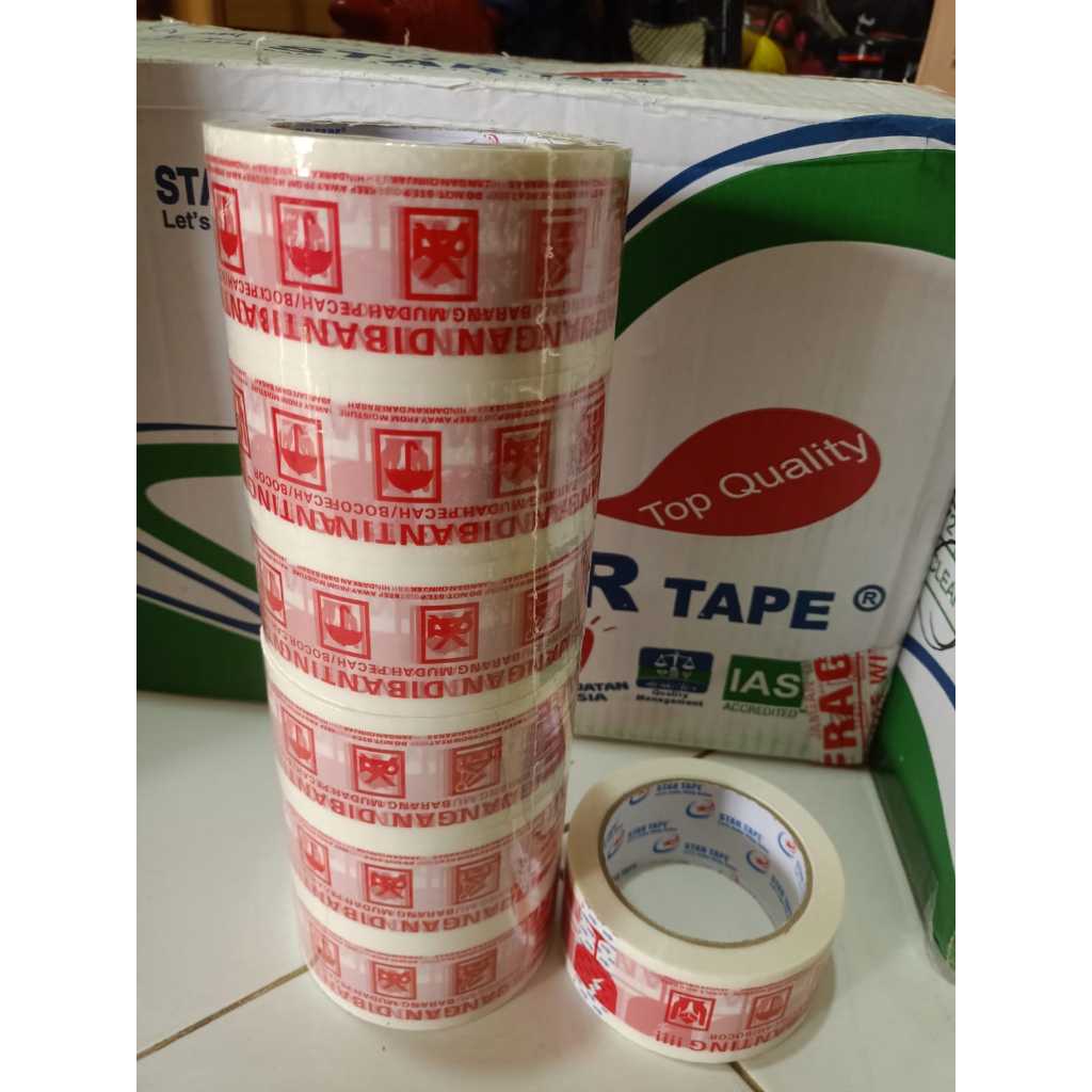 

LAKBAN FRAGILE (PER PCS) 48 MM X 100 YARD STAR TAPE