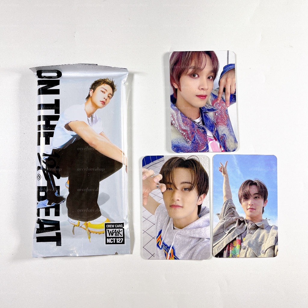 [BISA COD] NCT 127 Walk Album Character Crew Card ver SEALED photobook podcast Taeil Johnny Taeyong 