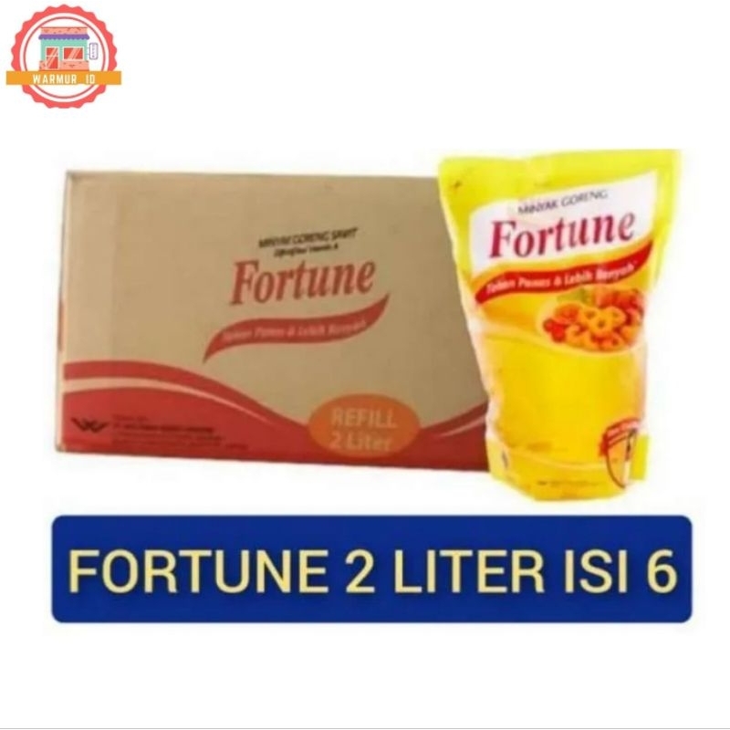 

Fortune Minyak Goreng 2 Liter isi 6 pcs