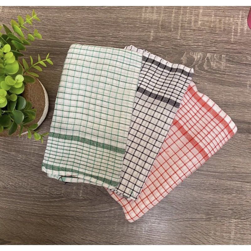 Lap Makan primadona Murah / lap meja putih kotak kotak / serbet makan