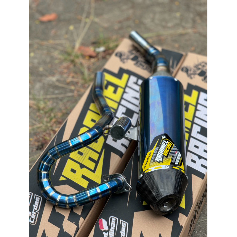 KNALPOT F4 ALA TITANIUM HEADER U | KLX | CRF | WR155| RADAMEL RACING