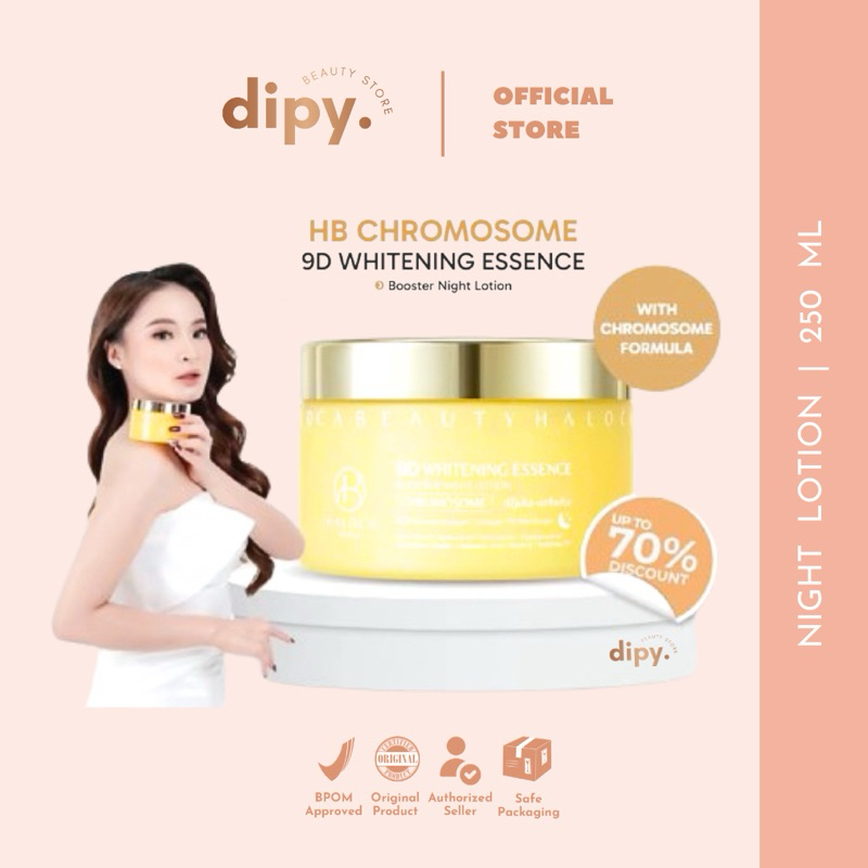 【Official Distributor】HALOCA BEAUTY - HB Chromosome 9D Whitening Booster Day Night Intense Bibit Col