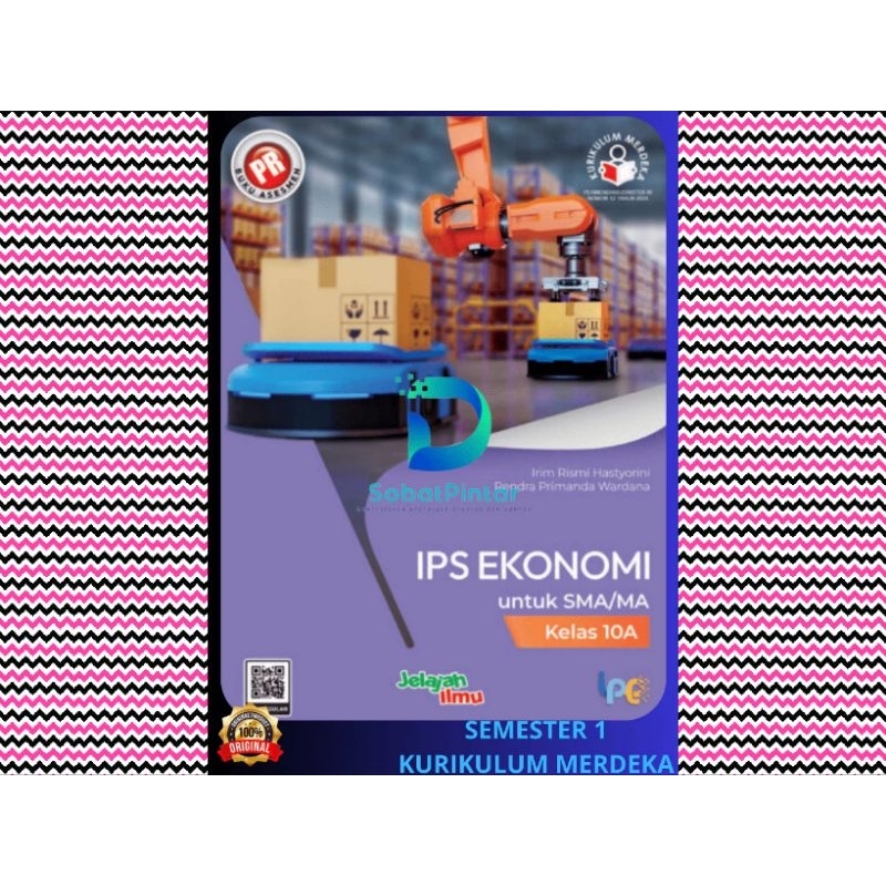 diskon Buku lks pr interaktif ekonomi kelas X, 10 semester 1 tahun 2024 kurikulum merdeka Intan Pari