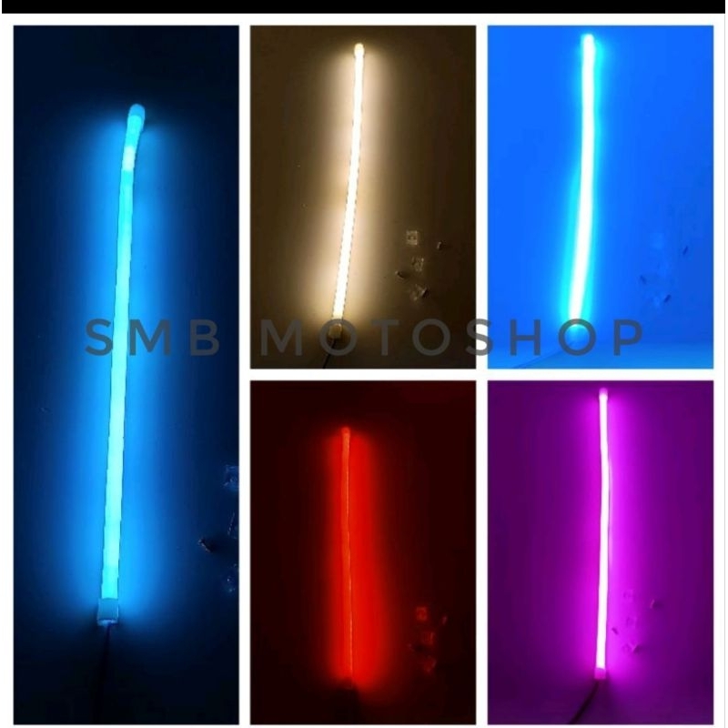 Alis lampu 30 cm lampu alis depan 30 cm slikon flexibel