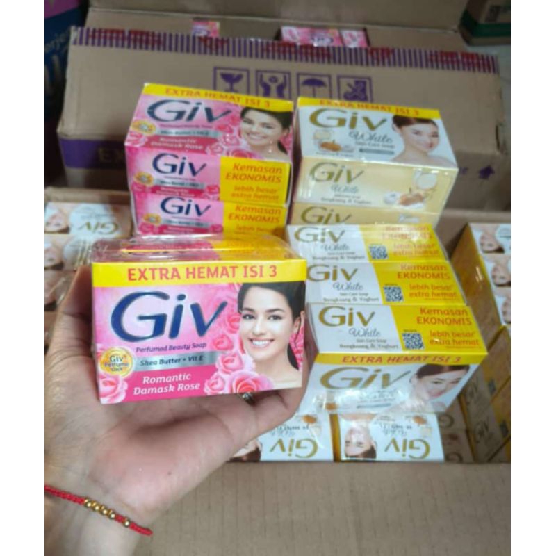 Giv sabun batang( isi 3) 100 gr besar Bengkoang,Rose