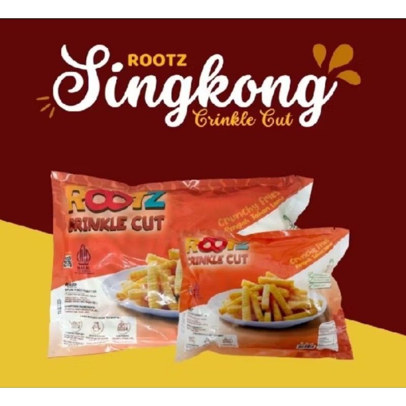 

ROOTZ Singkong Crinkle Cut 400g