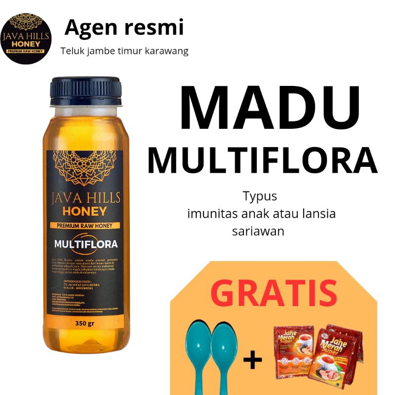 

MADU JAVA HILLS MURNI MULTIFLORA PREMIUM ASLI PURE RAW HONEY 100% ALAMI SUPER HERBAL MUMTAZ JAVAHILLS