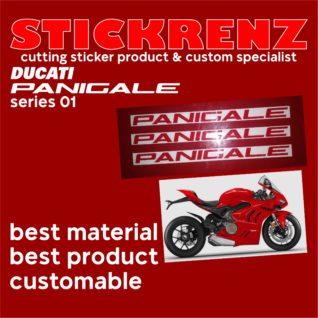Cutting Sticker Body Motor Ducati Panigale  01 Custom