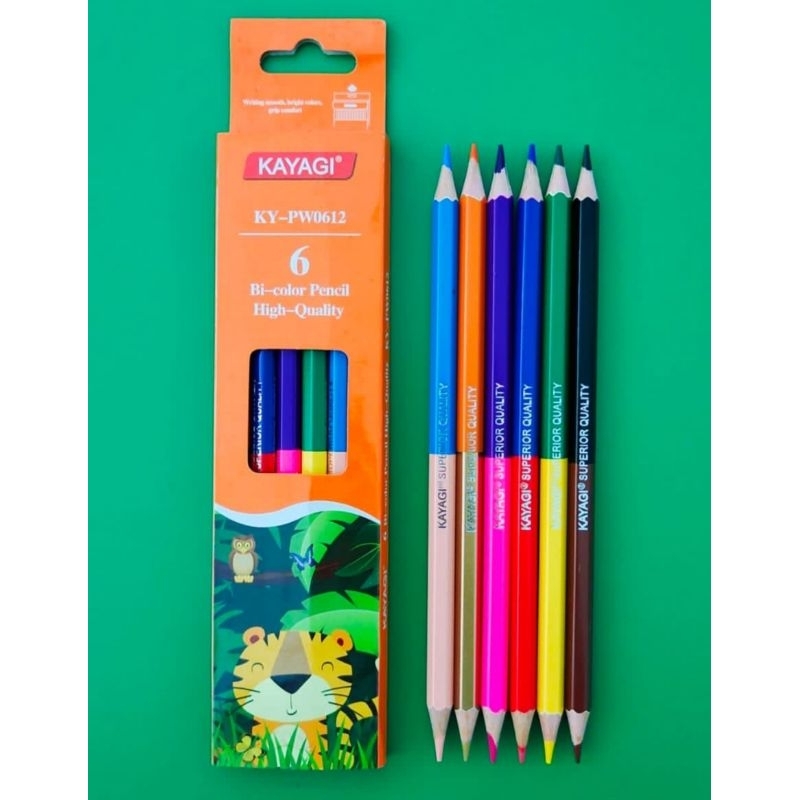 

Pensil warna Kayagi 12 Warna Bolak-Balik 0612
