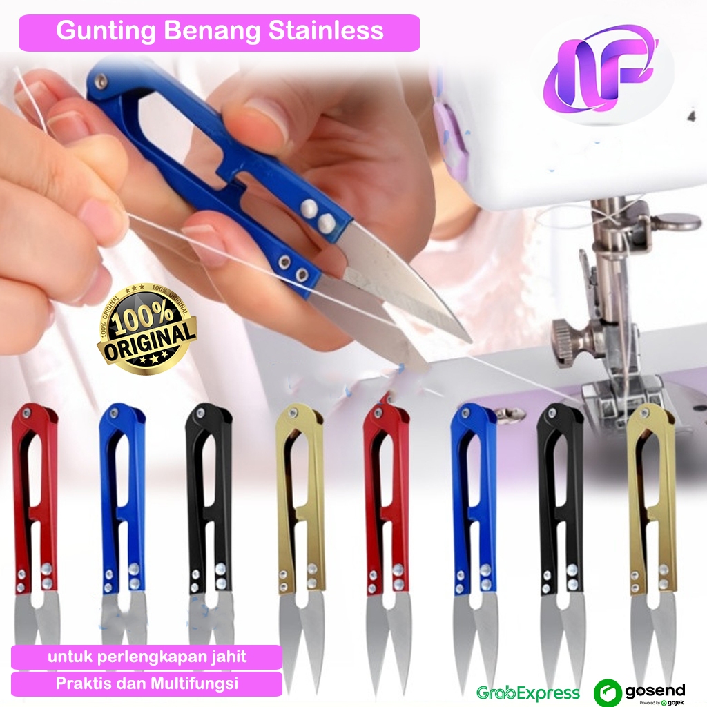

Gunting Benang Jahit Bordir Gunting Buang Sisa Benang Kain Jahitan Stainless Steel Gunting Cektis ALat Perlengkapan Menjahit Murah
