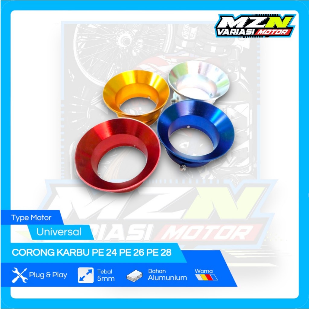Corong Karbu Pe 28 Pe 26 Pe 24 Pendek Velocity Filter