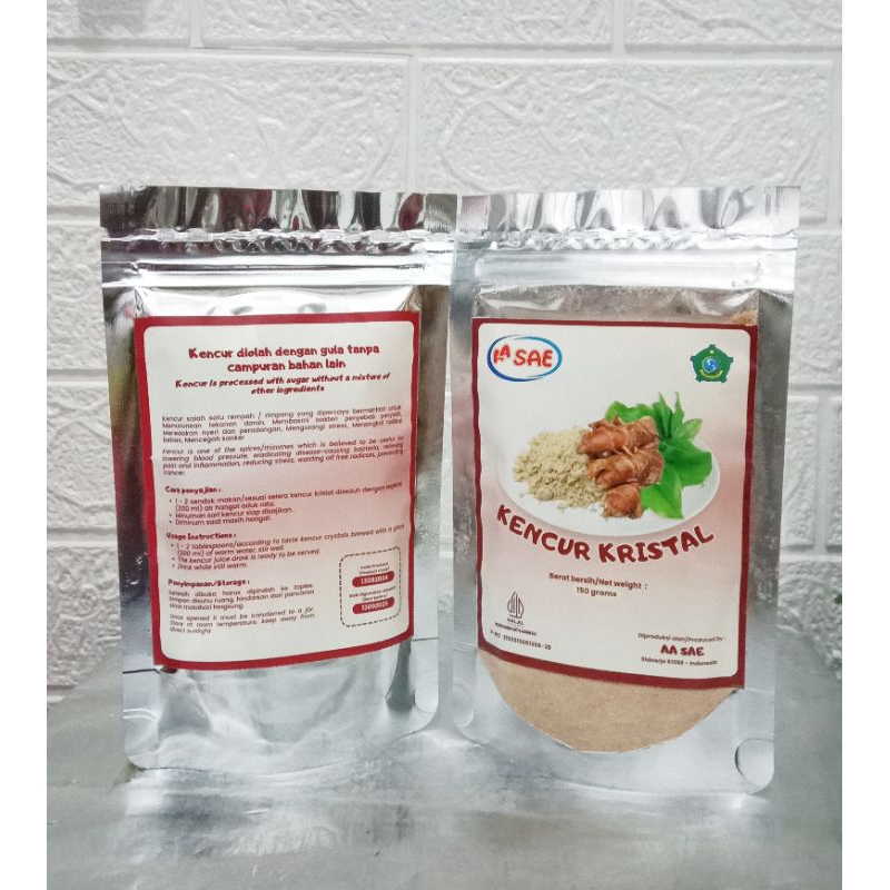 

AA_SAE Minuman serbuk herbal Kencur Kristal 150 gram