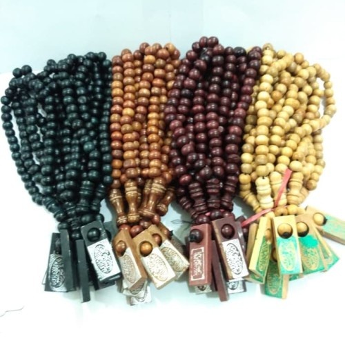 SOUVENIR TASBIH KAYU 33 BUTIR HARGA GROSIR/SOUVENIR HAJI/UMROH/PERNIKAHAN/AQIQAHAN/DLL
