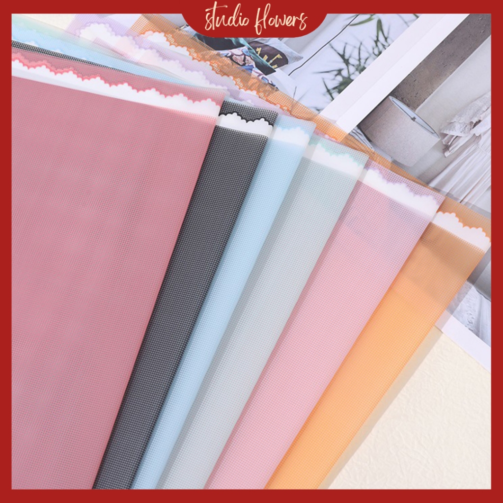 

Kertas Bucket Bunga Flower Wrapping Pastel Color Grid KB6033