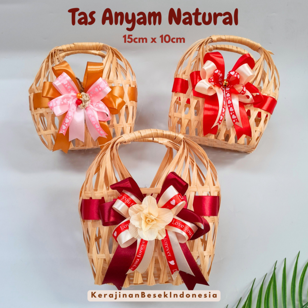 

TOTE BAG BINGKISAN ULANG TAHUN Tas snack natural pita Goodie hampers parsel pouch murah kado pacar