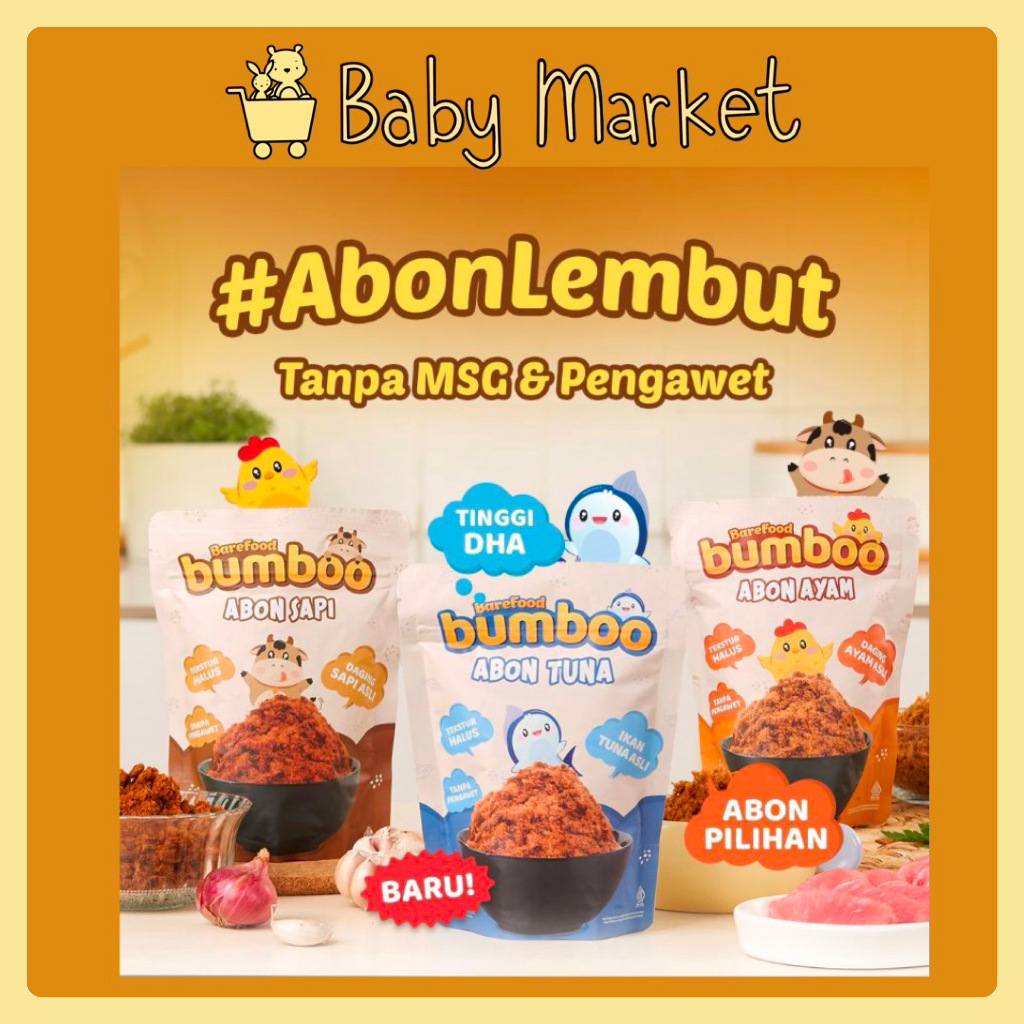 

BUMBOO Abon Asli 90gr Abon Bayi Tekstur Lembut NO MSG