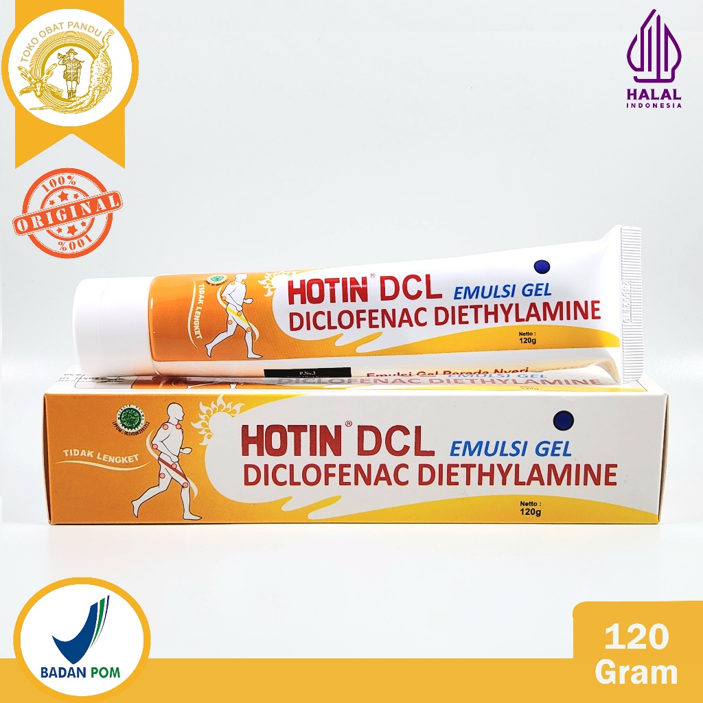 HOTIN DCL EMULSI GEL (120 GRAM) / HOTIN CREAM / HOT IN
