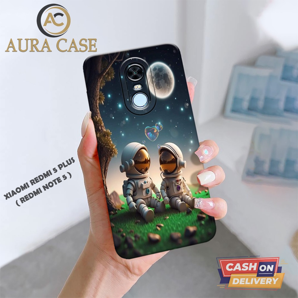 AURA CASE - Case XIAOMI REDMI 5 PLUS ( REDMI NOTE 5 ) - Fashion Case ASTRONOT - Softcase REDMI 5 PLU
