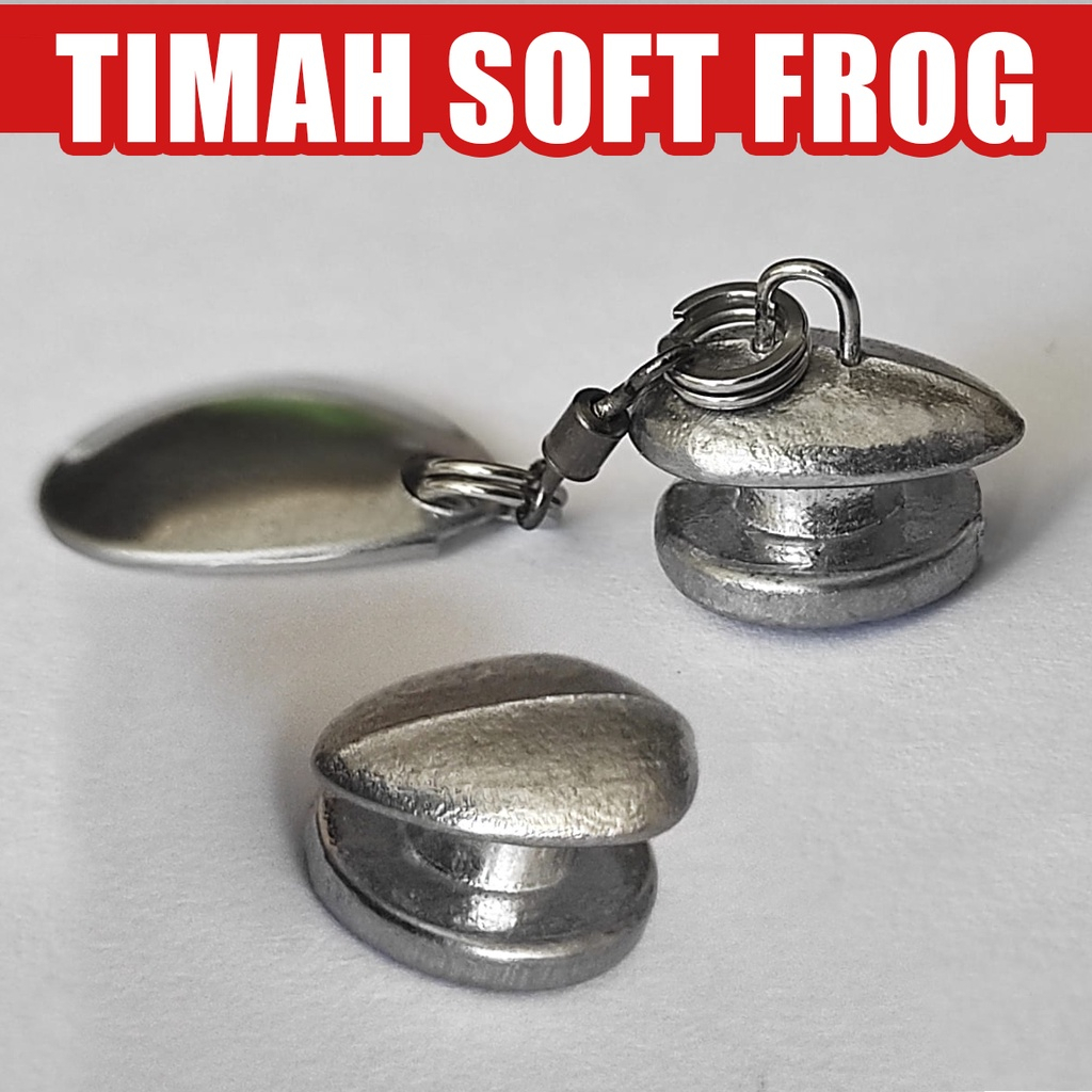 Timah Soft Frog Bandul Pemberat Umpan Katak