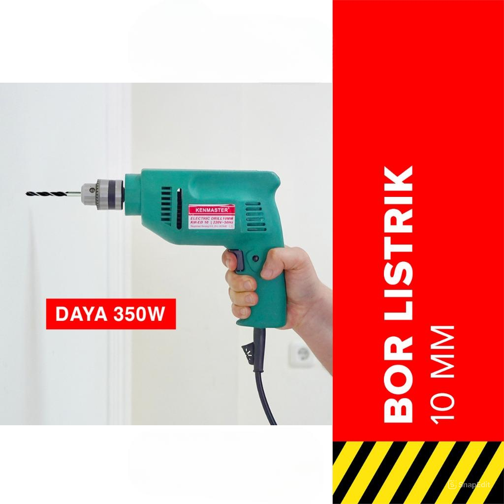 Kenmaster Electric Drill 10MM/Bor Listrik - BOR-001