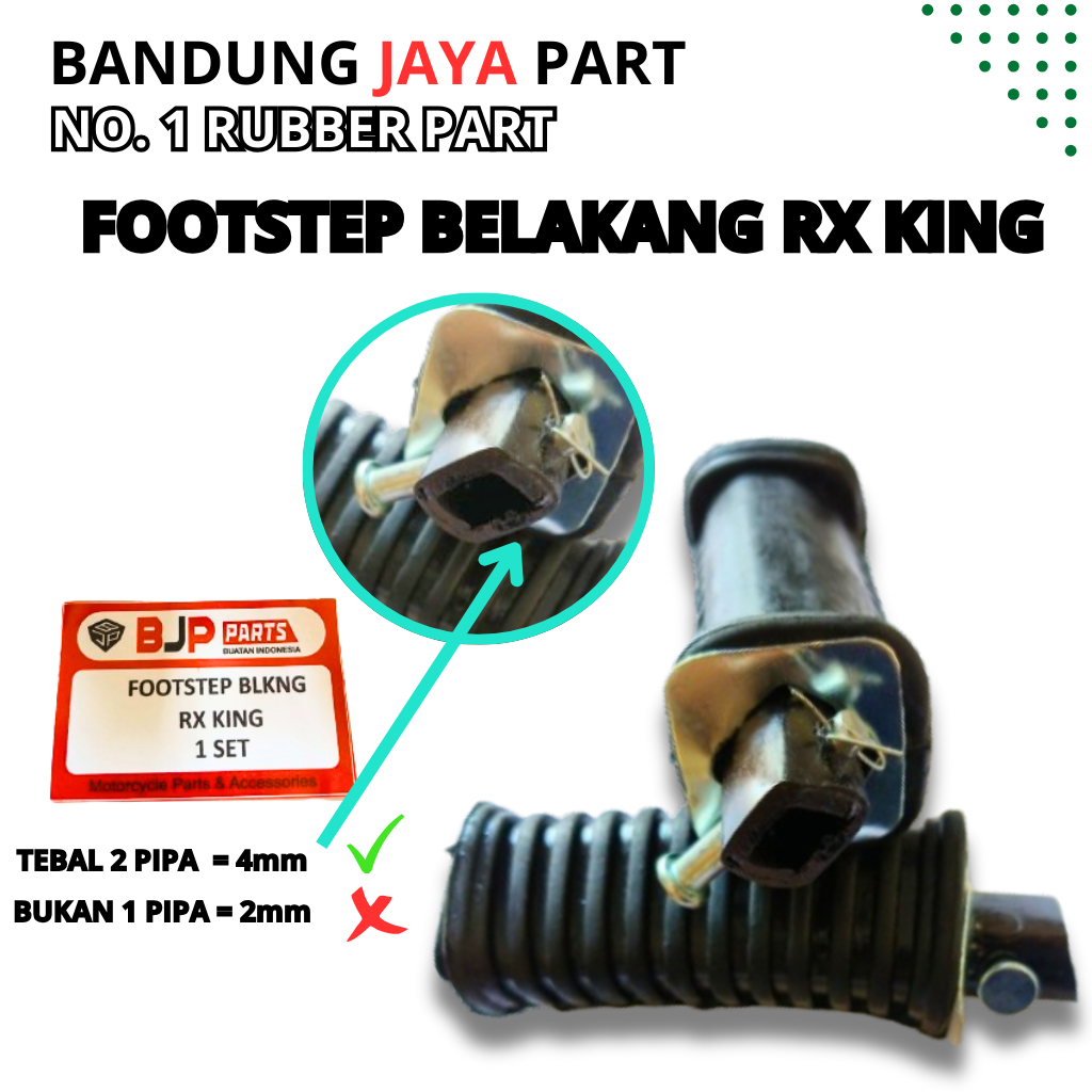 Footstep Belakang RX King 1 Set