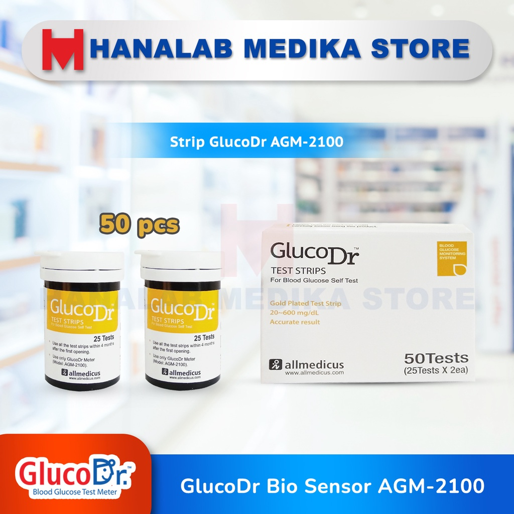 Gluco Dr Biosensor Strip Code 8 EXP 11-2025 / Strip Gluco Dr/ Gluco Dr Code 8 / Gluco Dr Biosensor /