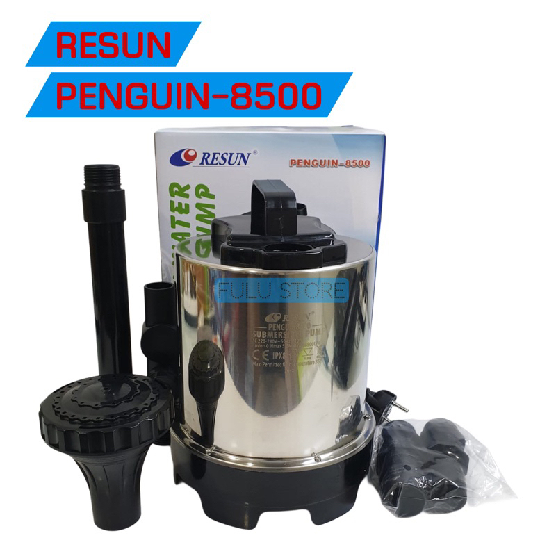 RESUN PENGUIN 8500 Pompa Air Celup Kolam Ikan Air Mancur PENGUIN8500 Water Pump