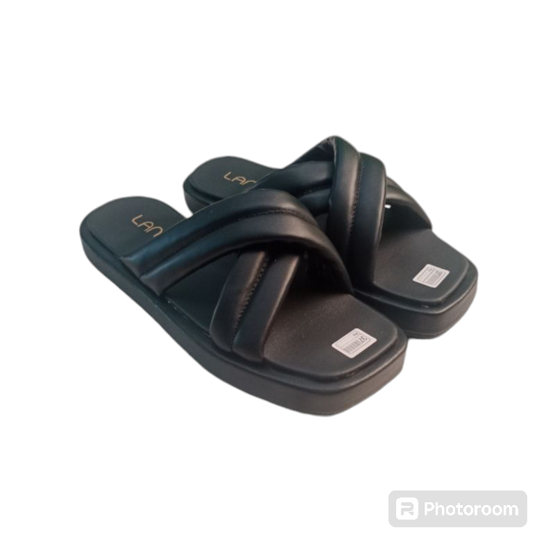 Sandal Wanita Slop Silang/Sandal Wanita kekinian