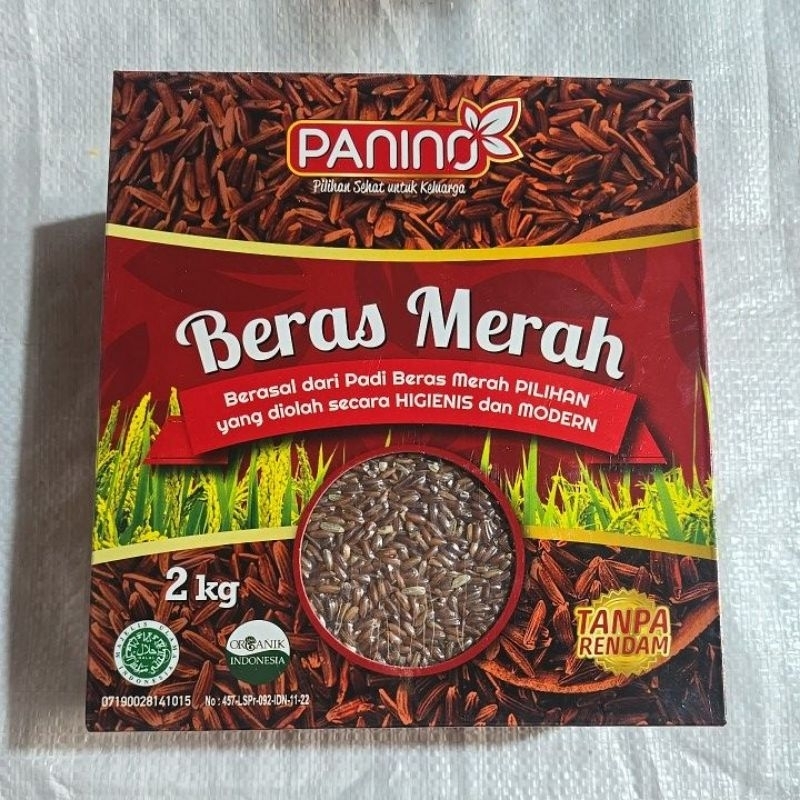 

Beras merah super organik panino 2kg