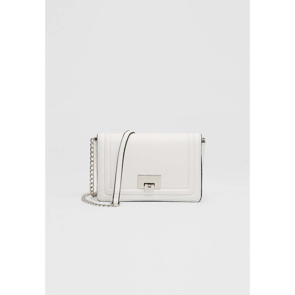 TAS SELEMPANG STRADIVARIUS / SLING BAG WHITE WANITA STRADIVARIUS