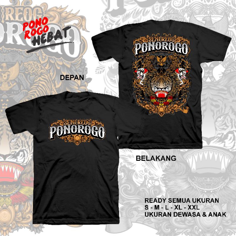 Kaos Seni Reog Ponorogo / Kaos Reog Ponorogo