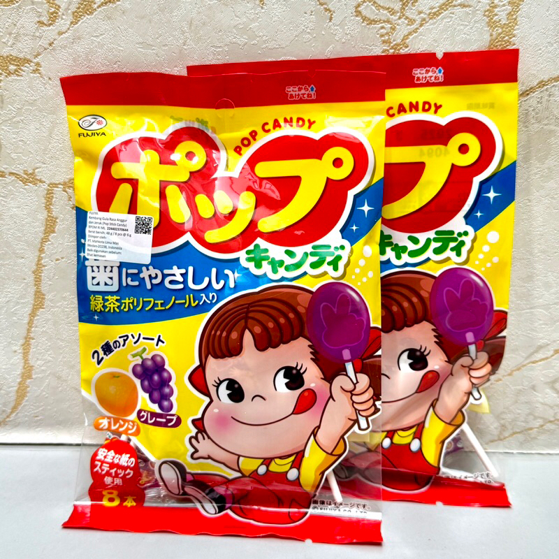 

Fujiya Peko Pop Candy Permen Lolipop Jepang