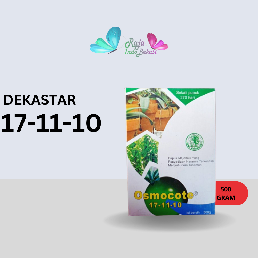 Ori Pupuk Dekastar Plus 17-11-10 Te 500 Gram Pupuk Majemuk Osmocote 500gr 171110 Anggrek Buah
