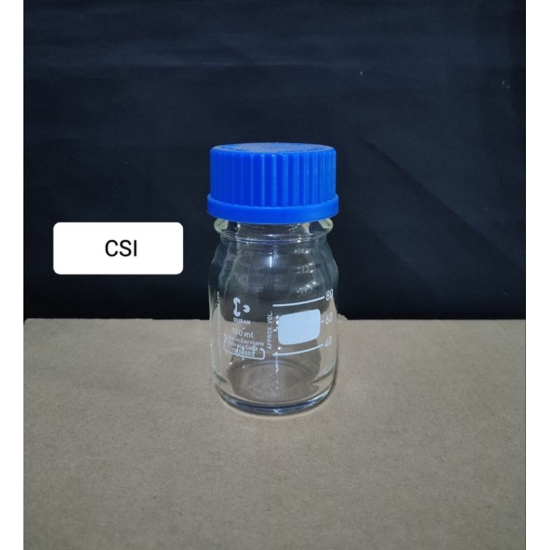 Botol Sampel 100ml-Botol Laboratorium 100ml Duran