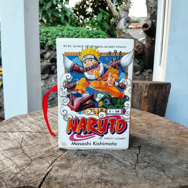 box set komik naruto original segel vol.1-10
