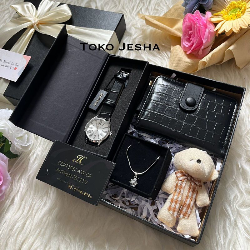 PREMIUM GIFT BOX KADO ULTAH PACAR HADIAH ULANG TAHUN CEWEK WEDDING ANNIVERSARY ISTRI JAM TANGAN DOMP