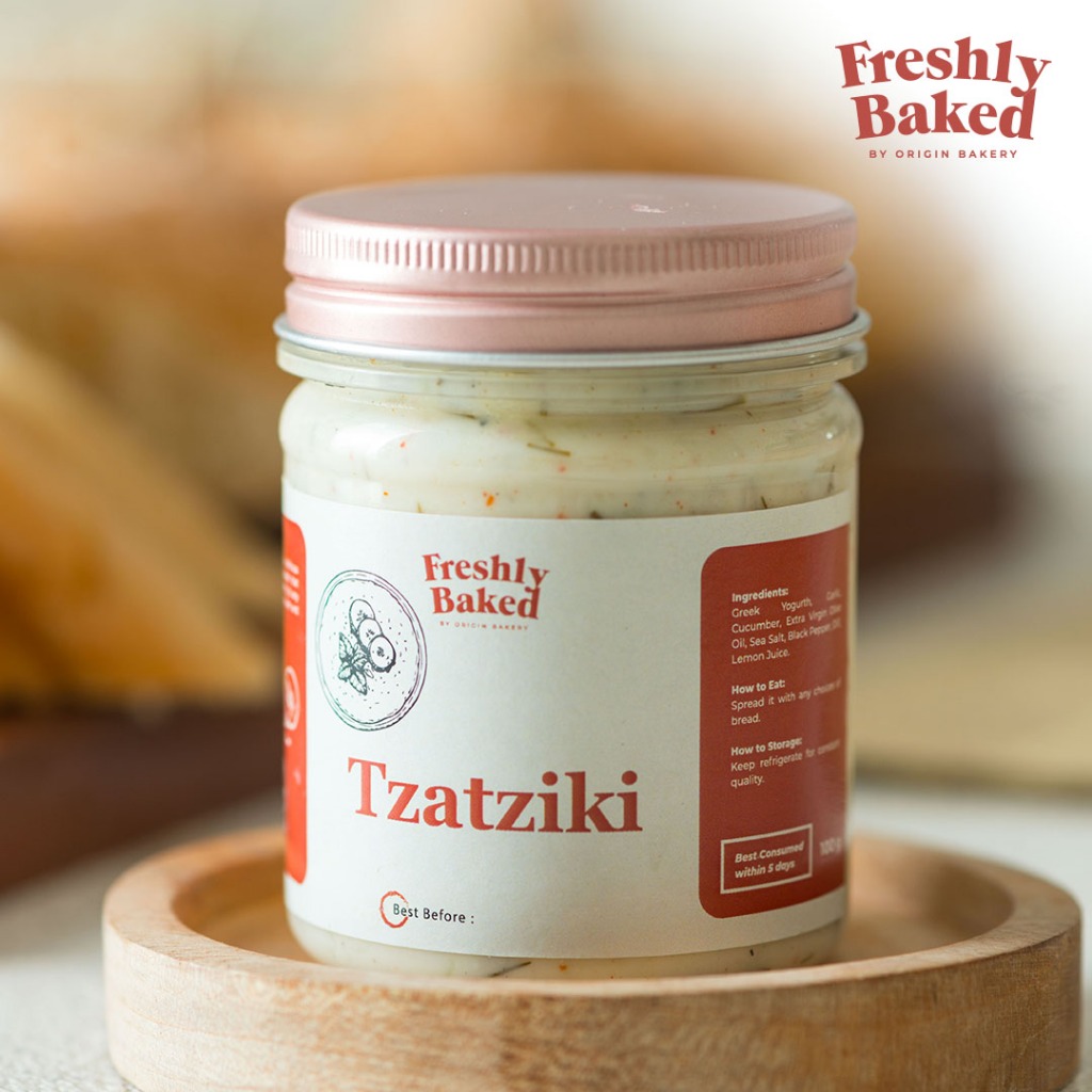 

Premium Tzatziki Dip & European Bread