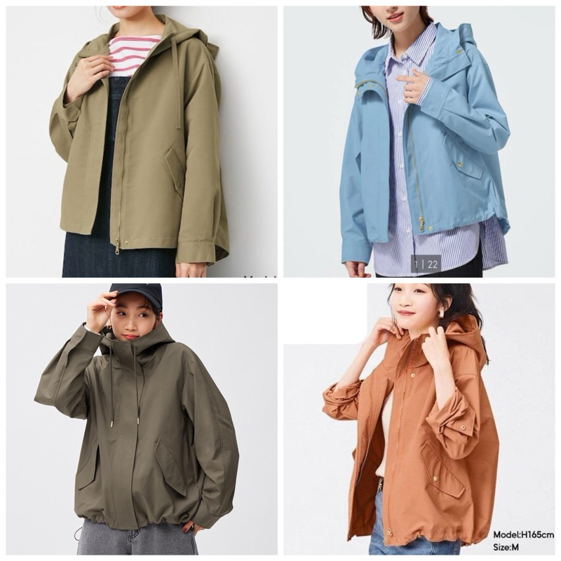 GU by Uniqlo cotton parka jacket / jaket parka / jaket outdoor / mountain parka
