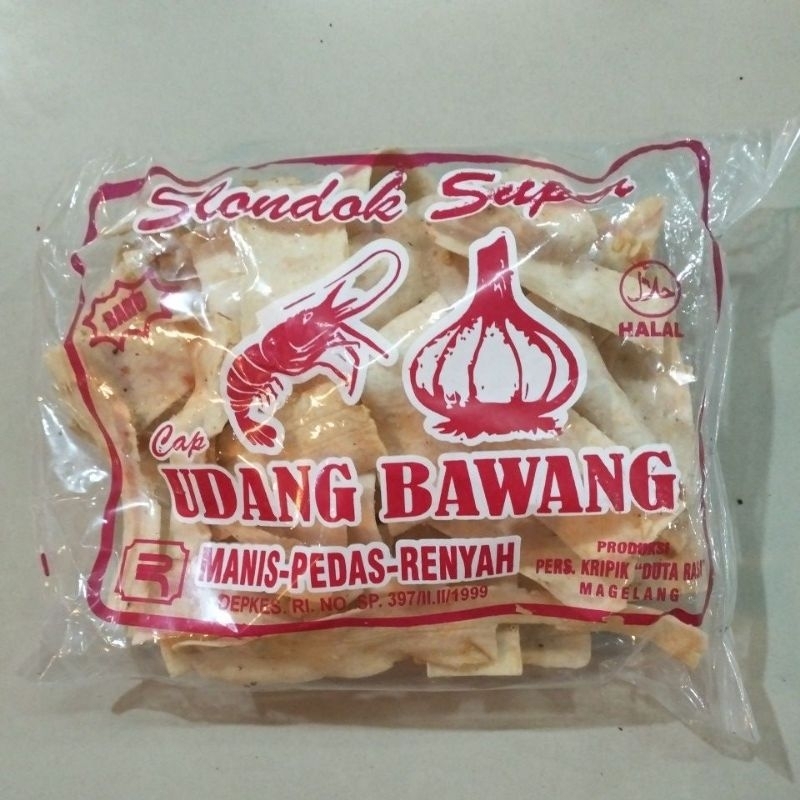 

250gram slondok super mentah cap udang bawang