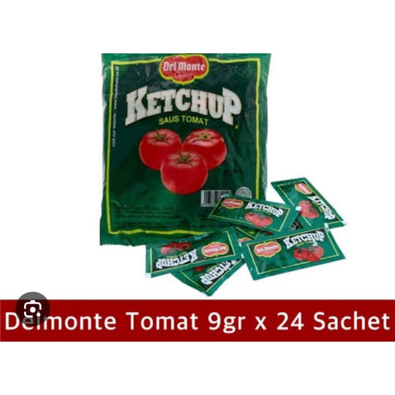 

Delmonte Saos Tomat Sachet 24 Pcs x 9gr