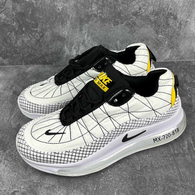 SEPATU SNEAKERS NIKE AIR MAX 720 818 PUTIH KUNING PRIA