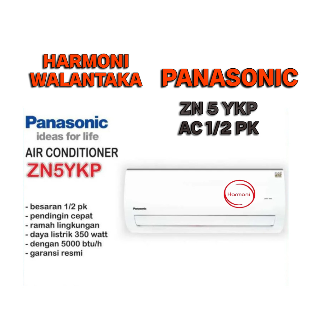 AC PANASONIC 1/2 PK AC PANASONIC 1/2 PK CS-ZN 5 YKP