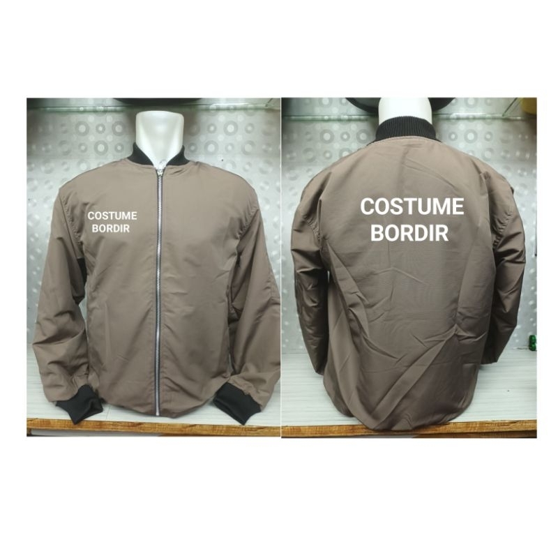 Jaket Bomber COSTUME bordir komputer A4