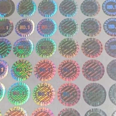 

Sticker Hologram Original No. 1 uk. Diameter 1,5 cm isi : 100 pcs warna : Silver